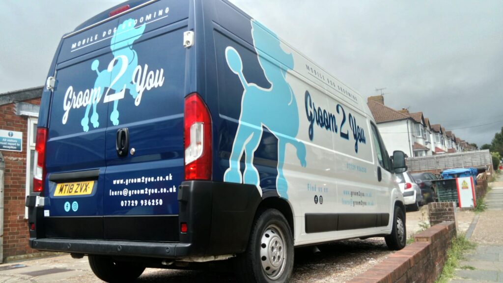 vehicle signwriting example large vehicle
