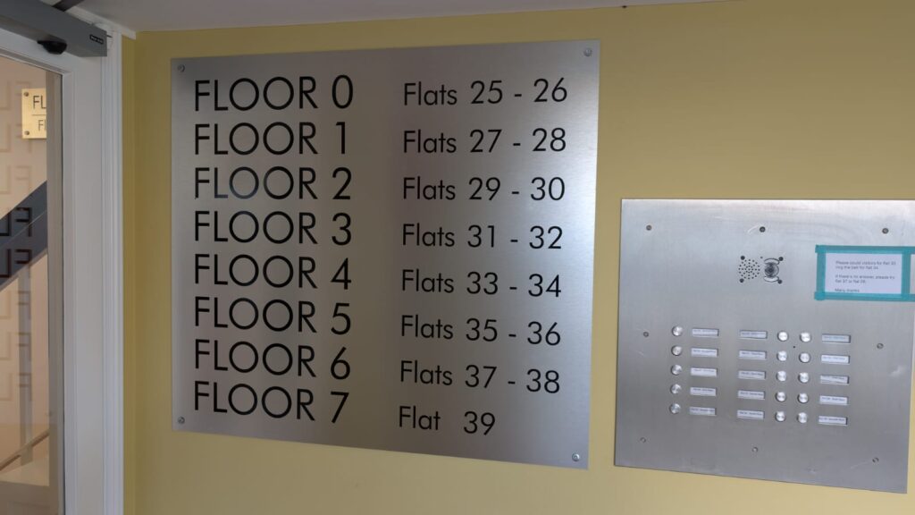 Fire Safety Signage for High-Rise Residential Blocks