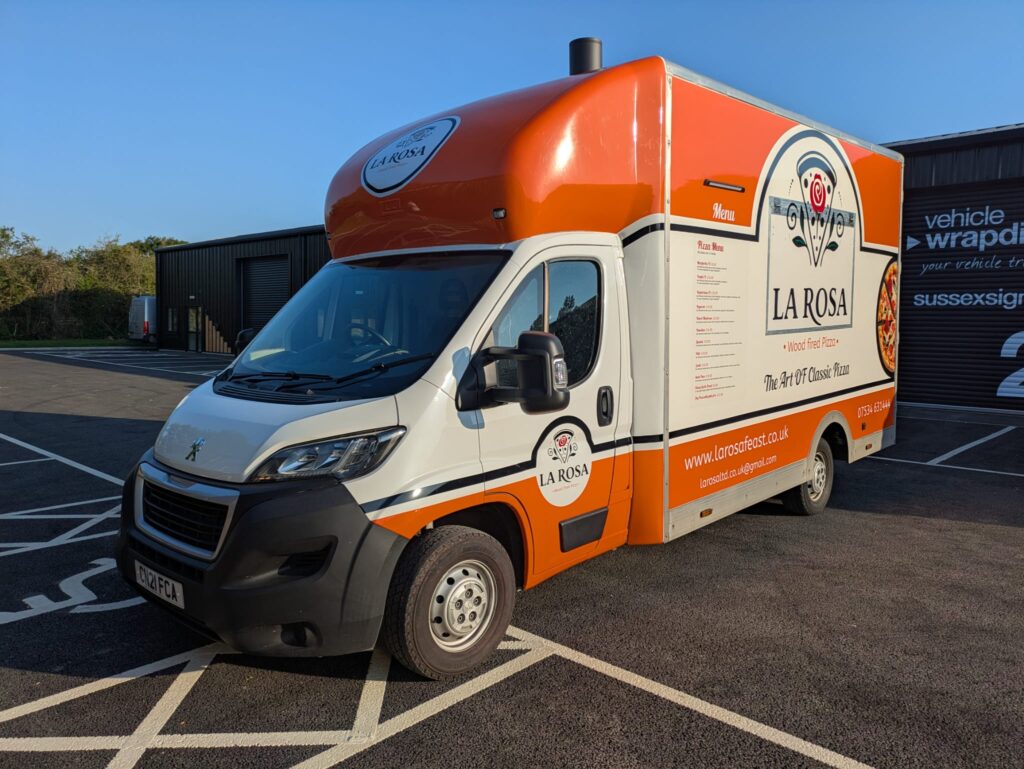 La Rosa Mobile Pizza Cooking Van