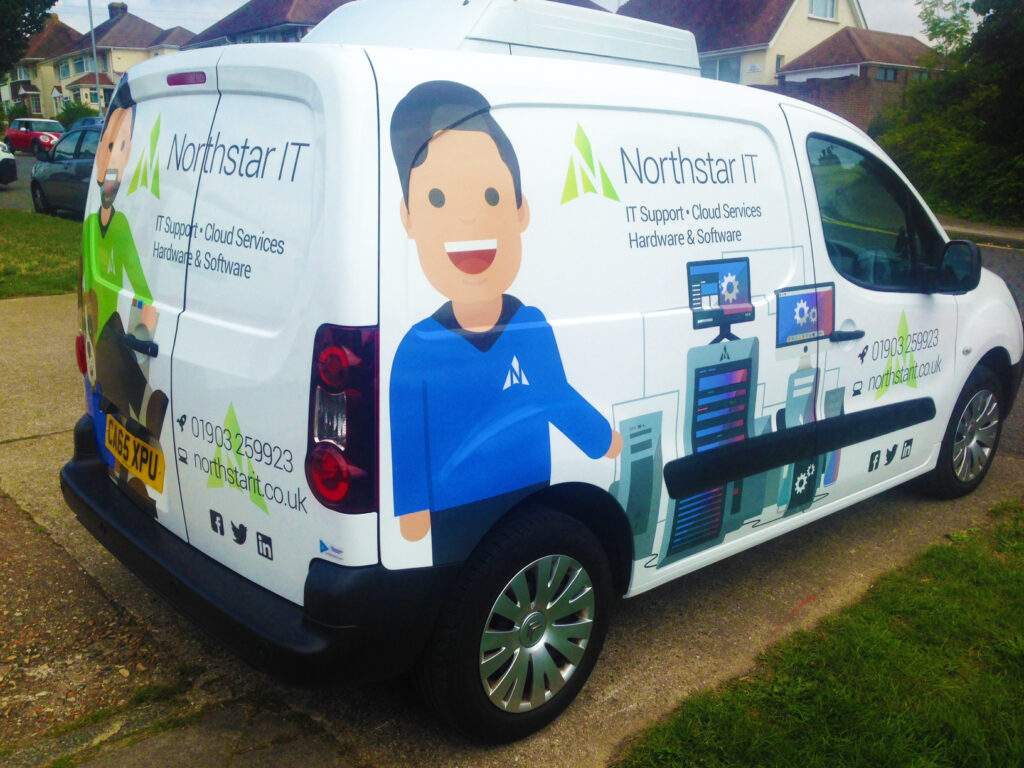 Northstar IT vehicle graphics