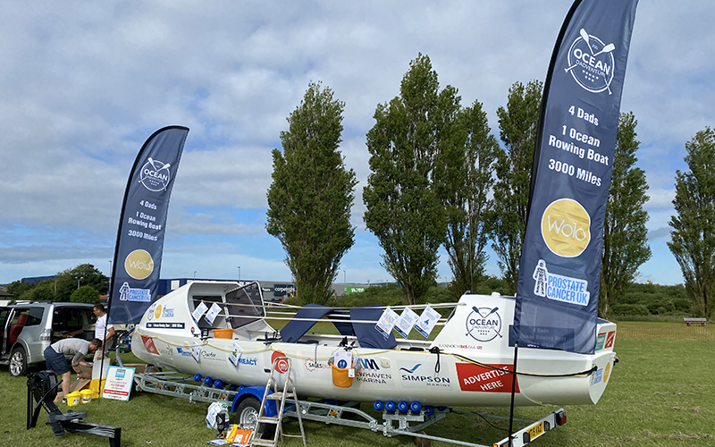 Ocean Dadventure Rowing Boat