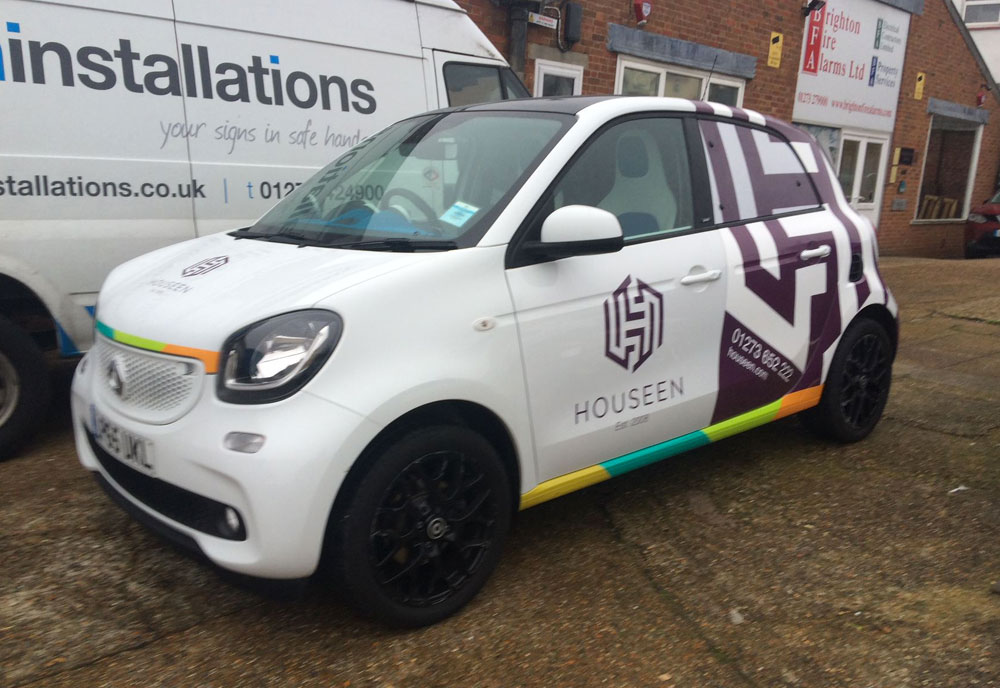 Houseen car half wrap