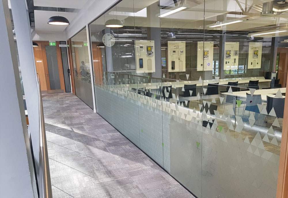 Paxton Access office window graphics Paxton Access office window graphics