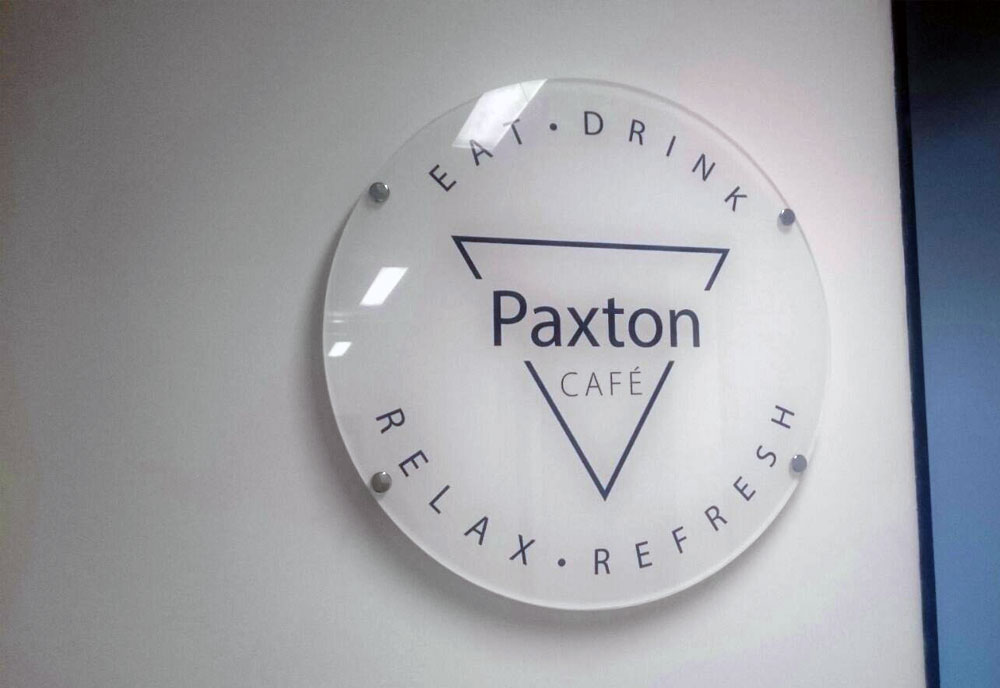 Paxton Access Cafe sign