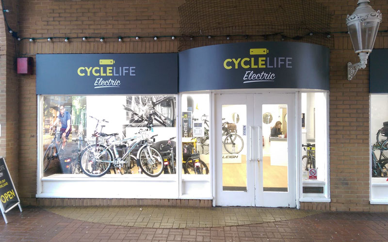 Shop fascia for CycleLife Shop fascia for CycleLife
