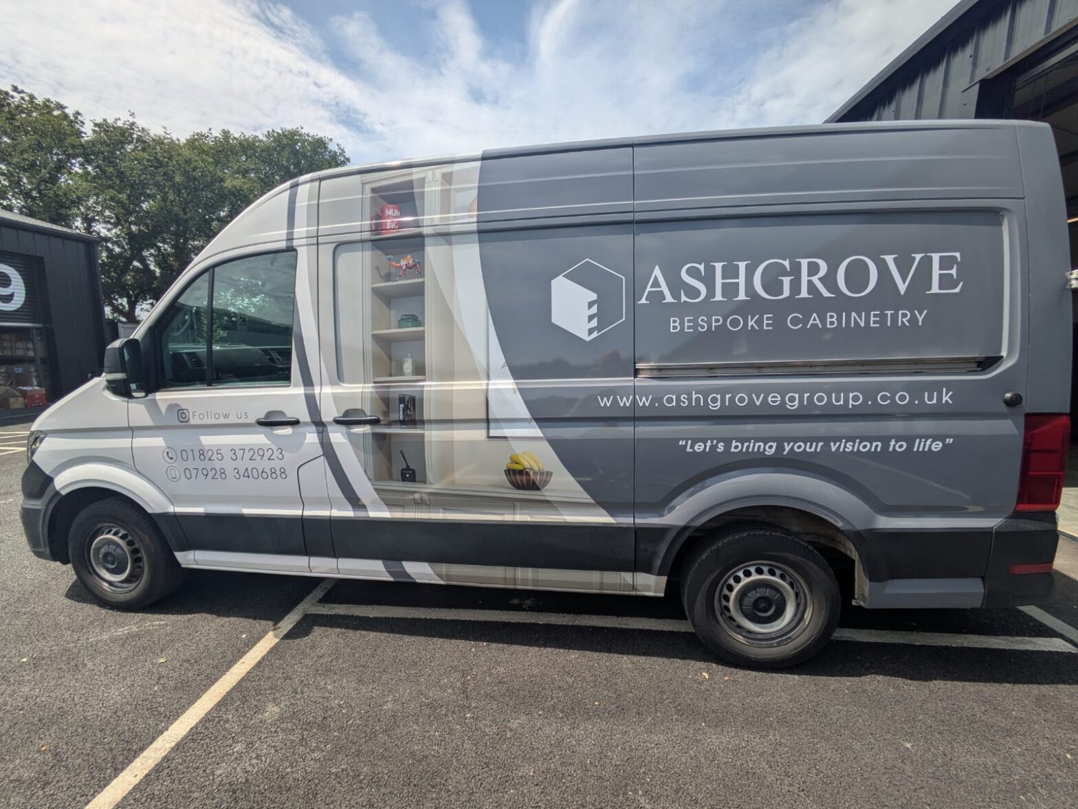 Ashgrove Van Sign Written