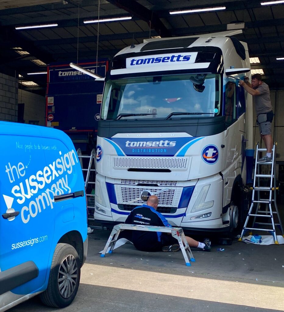 fleet vehicle signage