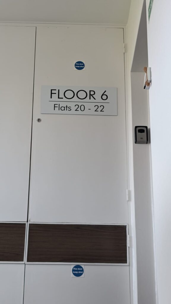 Fire Safety Signage for High-Rise Residential Blocks