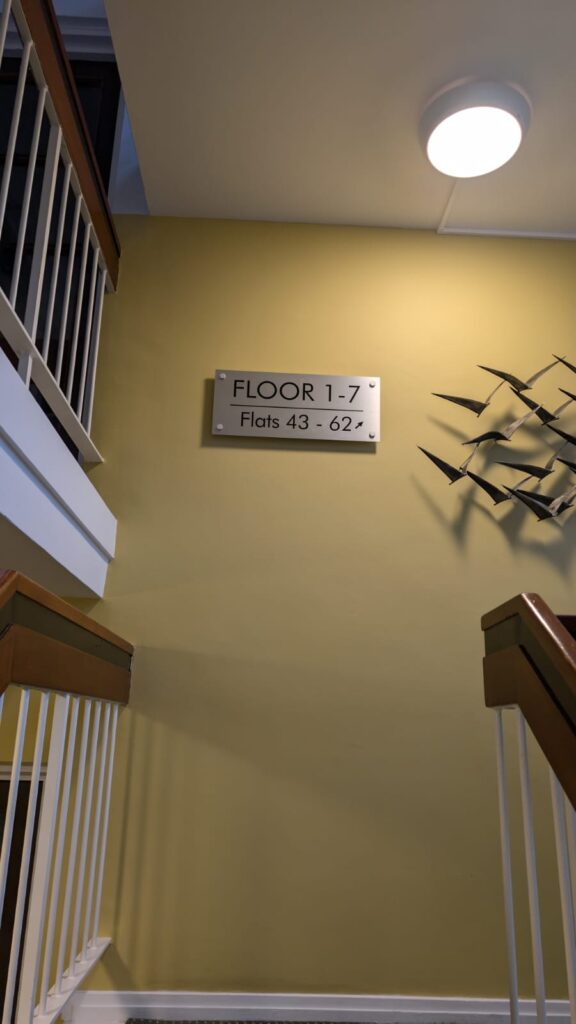 Fire Safety Signage for High-Rise Residential Blocks
