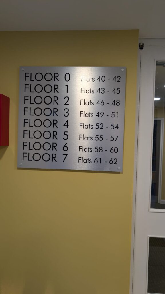 Fire Safety Signage for High-Rise Residential Blocks