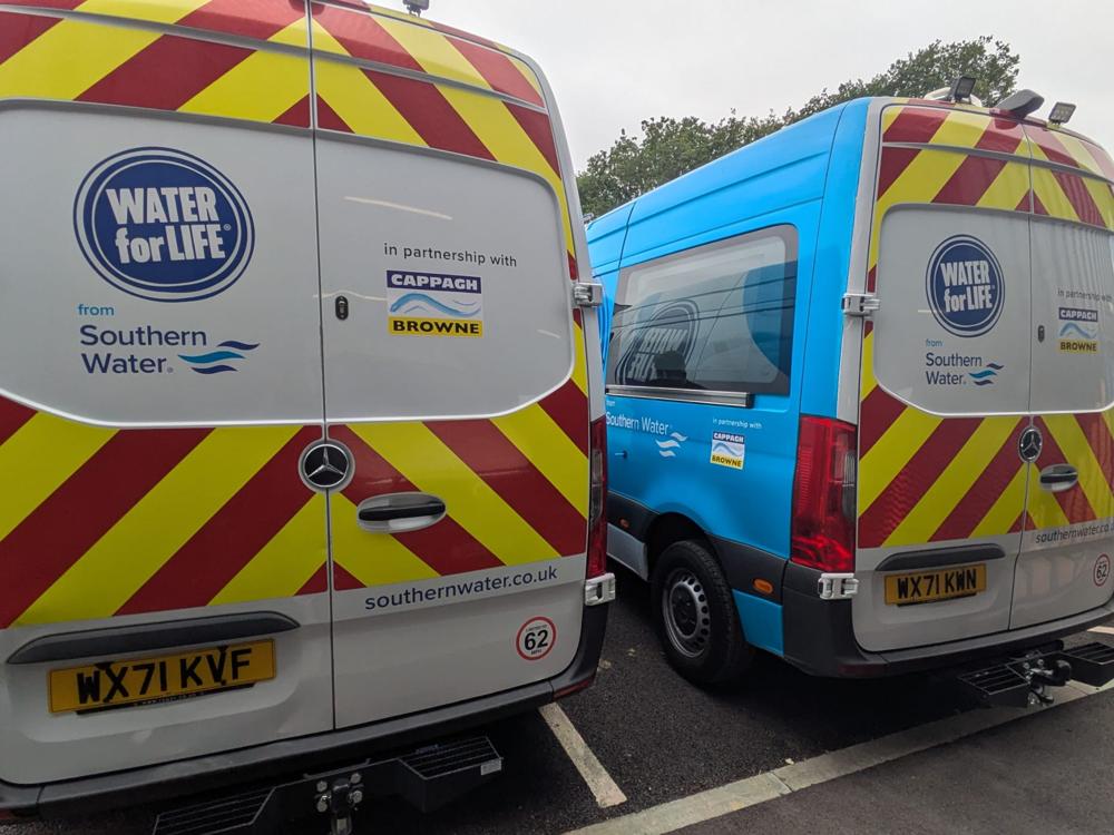 Southern Water Vans with Chapter 8 rear markings 1000x750