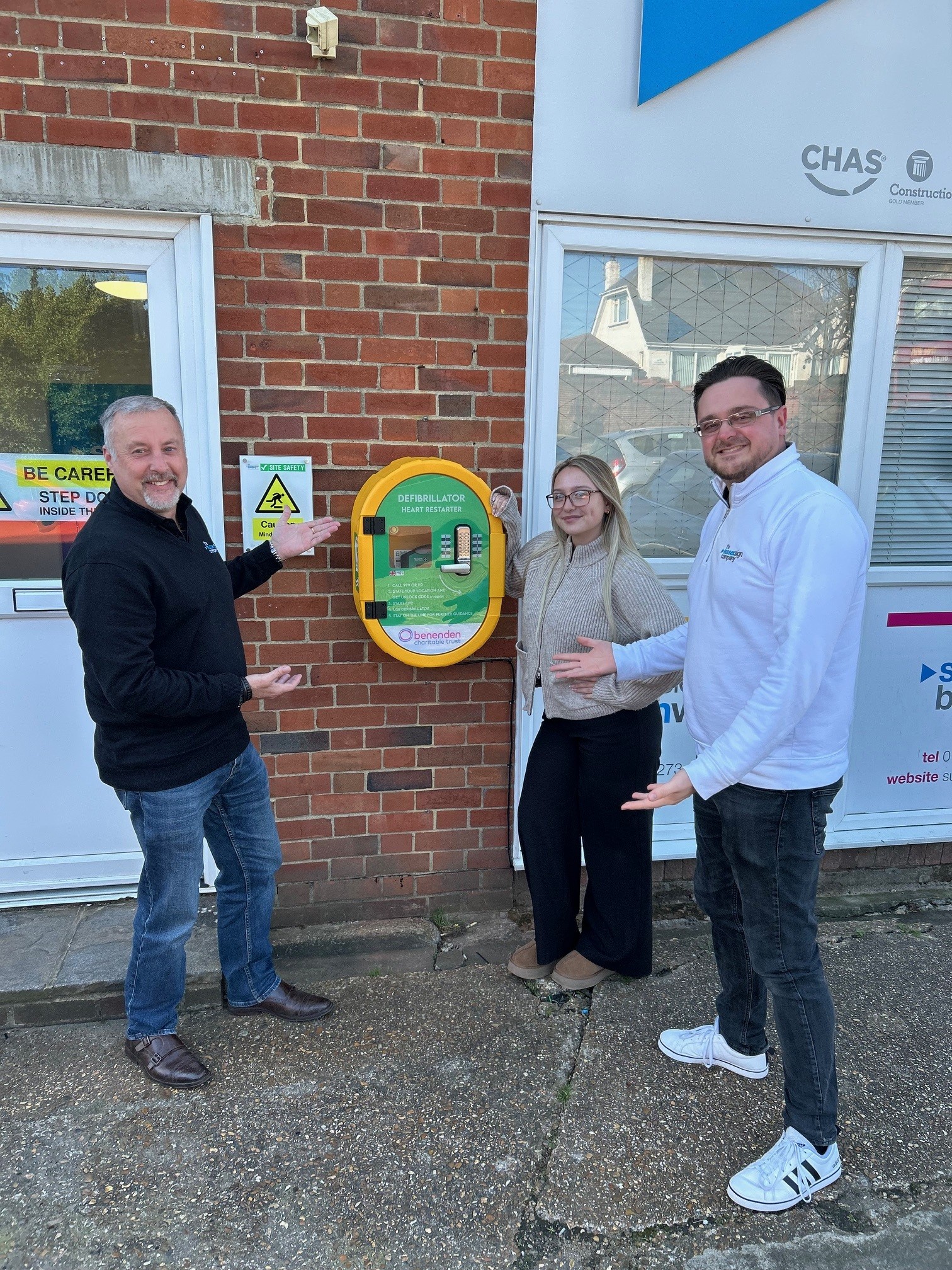 Defibralator at The Sussex Sign Company